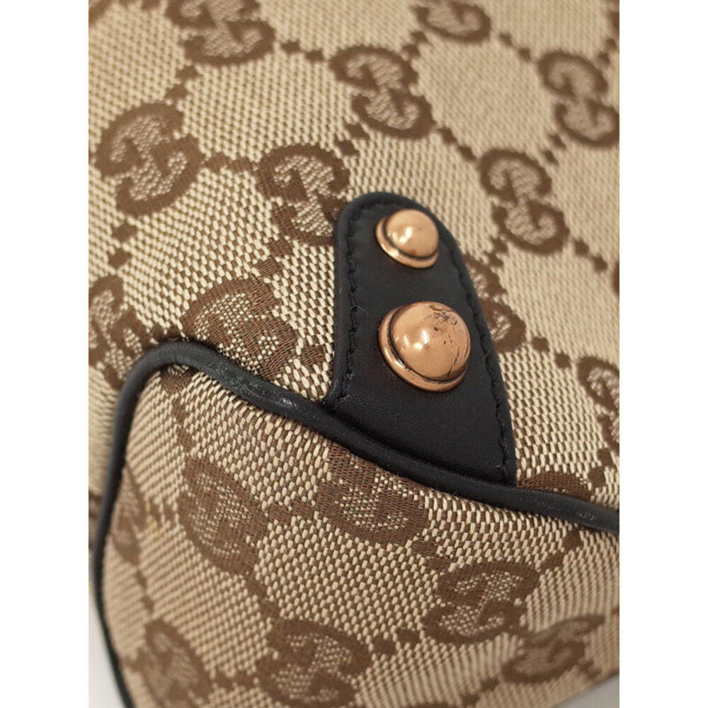 Gucci GG Canvas Horsebit Chain bag Brown Purple - Picture 7 of 9